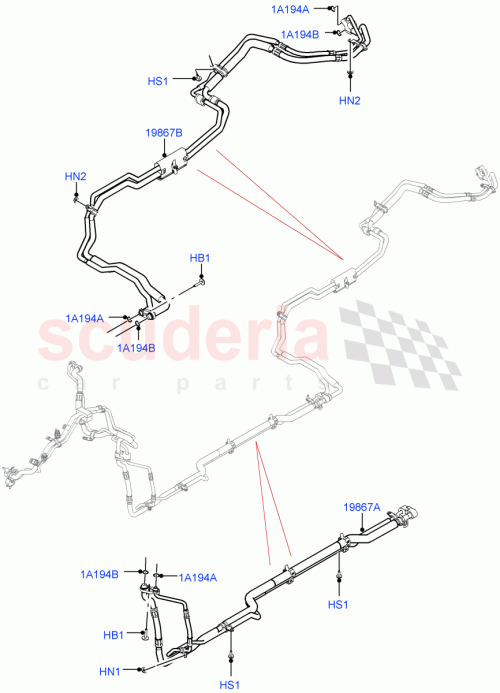 Part Diagram for Land Rover LR141724