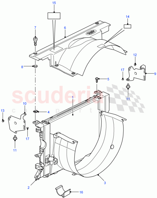 Part Diagram for Land Rover PGK500440