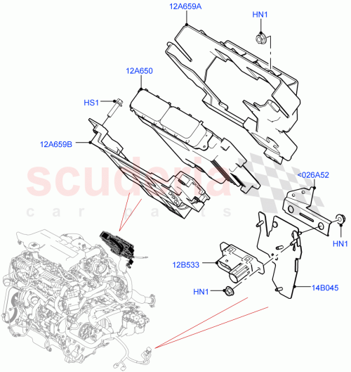 Part Diagram for Land Rover LR136778