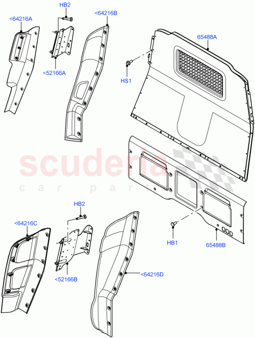 Part Diagram for Land Rover LR143284
