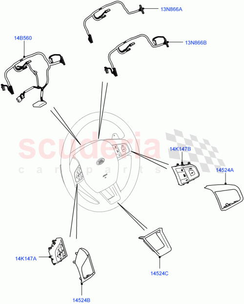 Part Diagram for Land Rover LR095540