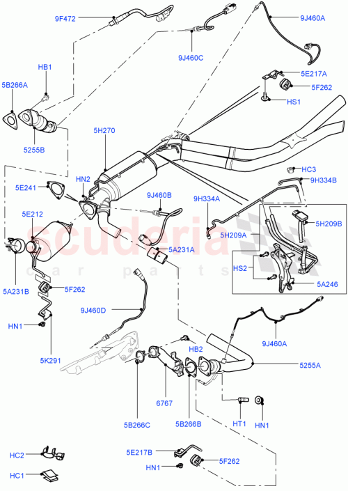 Part Diagram for Land Rover LR023134