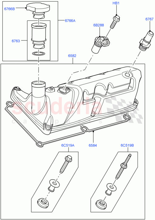 Part Diagram for Land Rover LR126242