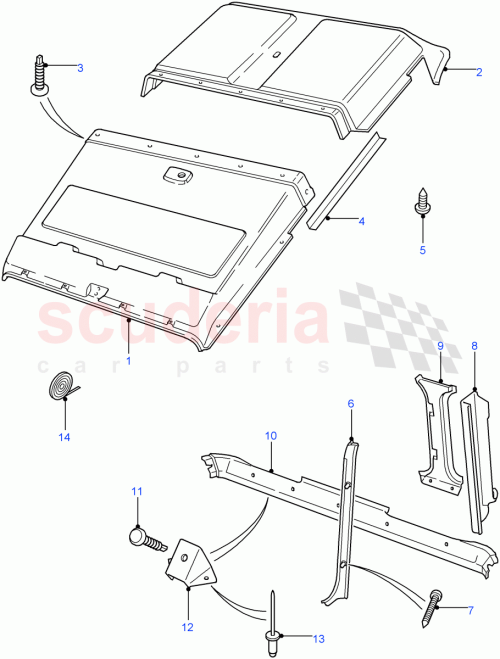 Part Diagram for Land Rover LR033227