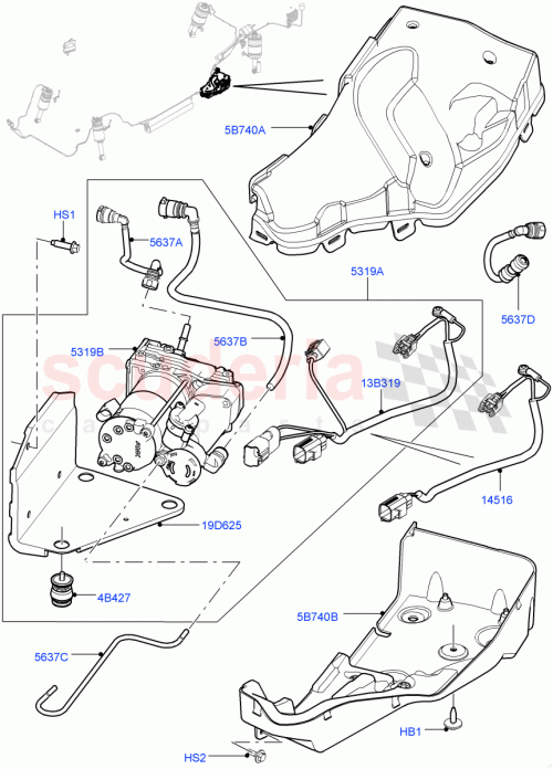 Part Diagram for Land Rover LR038117