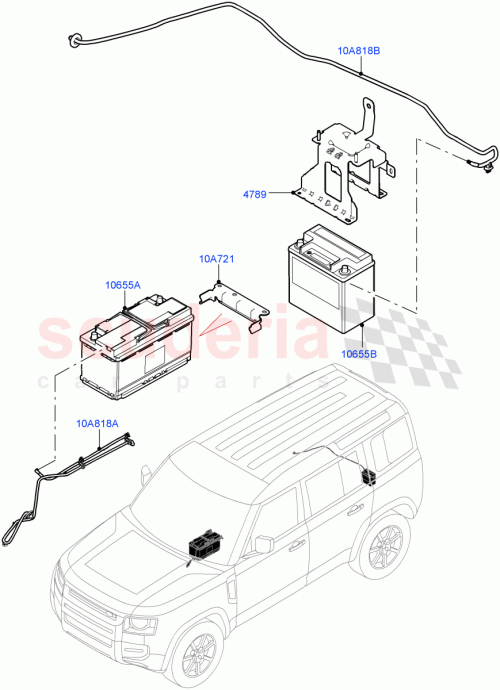 Part Diagram for Land Rover LR129647