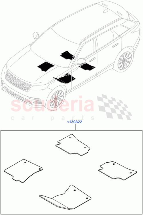Part Diagram for Land Rover LR107303