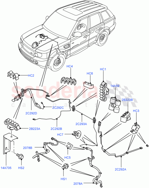 Part Diagram for Land Rover FS108147