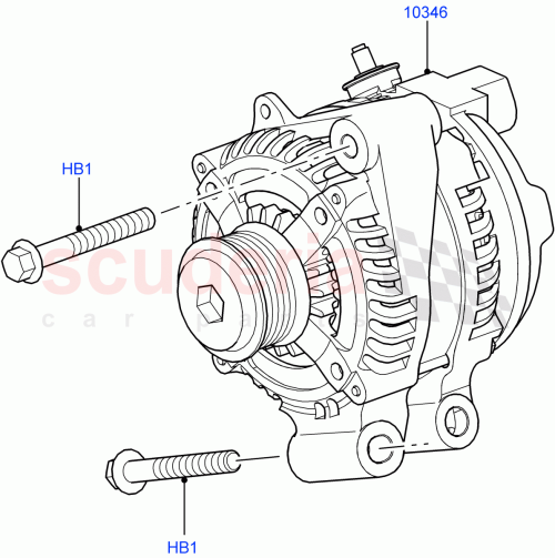 Part Diagram for Land Rover LR023421
