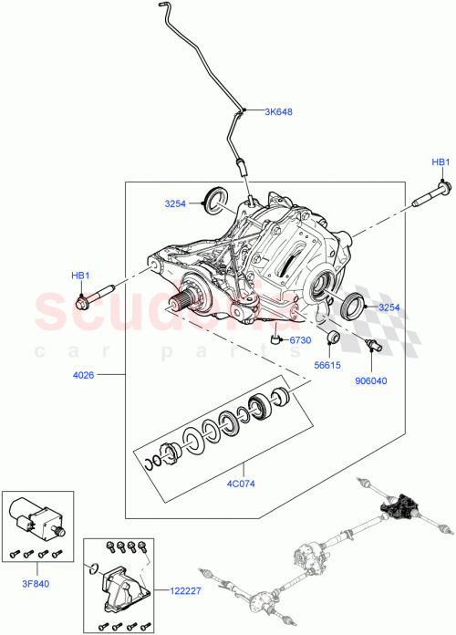 Part Diagram for Land Rover LR158115