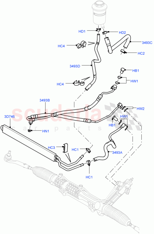 Part Diagram for Land Rover LR011940