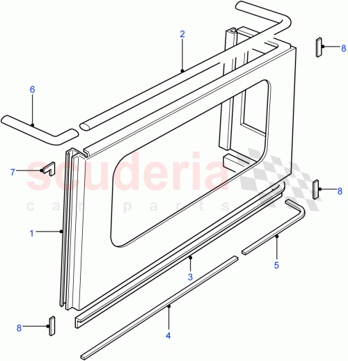 Part Diagram for Land Rover MXC3677