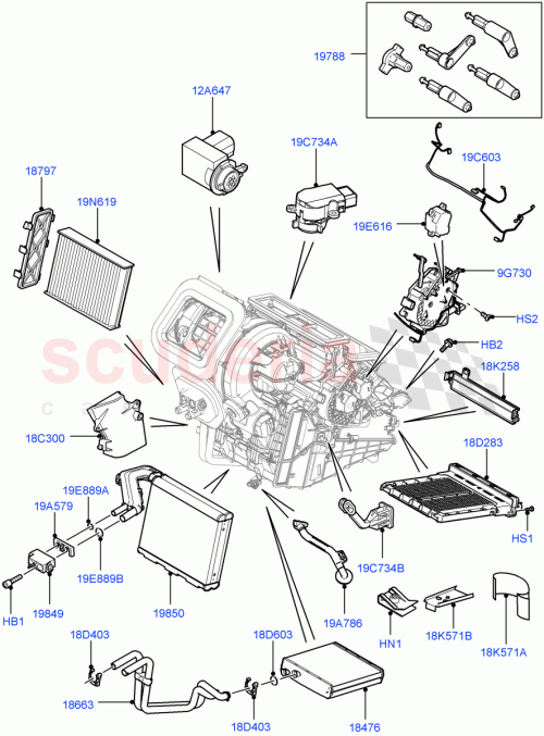 Part Diagram for Land Rover LR017314