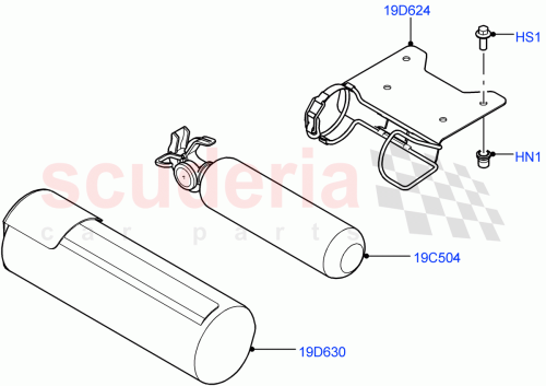 Part Diagram for Land Rover LR088545