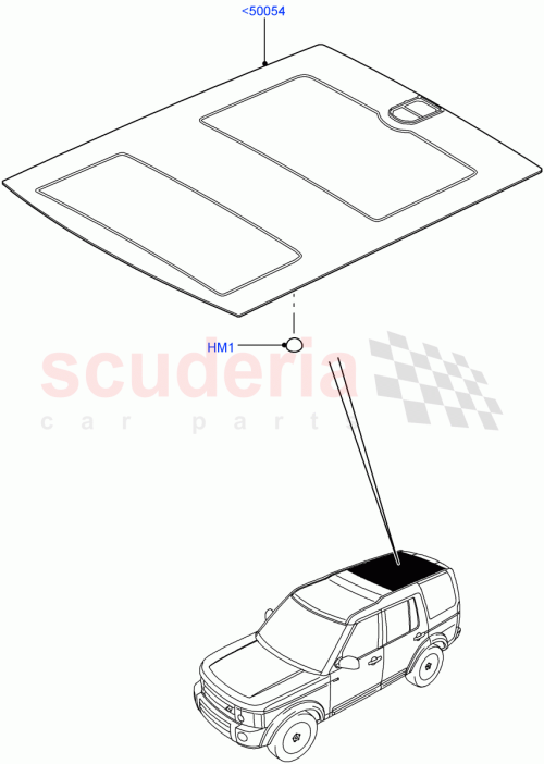 Part Diagram for Land Rover EFT500131