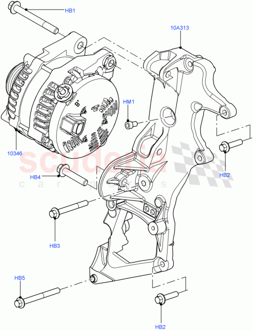 Part Diagram for Land Rover LR028116