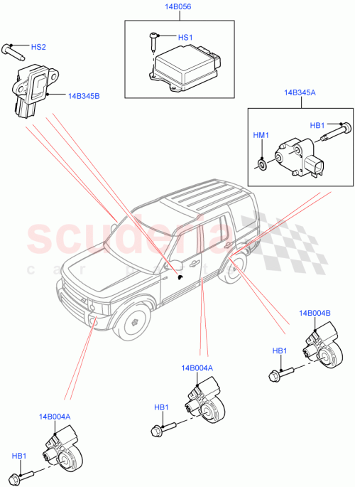 Part Diagram for Land Rover LR038452