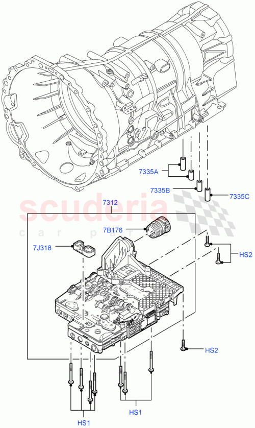 Part Diagram for Land Rover TYP500150