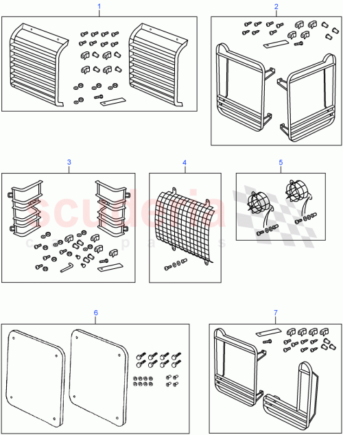 Part Diagram for Land Rover VUB504110