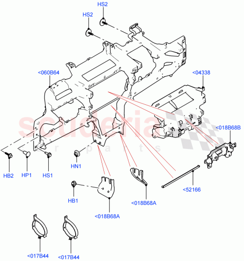 Part Diagram for Land Rover LR117787