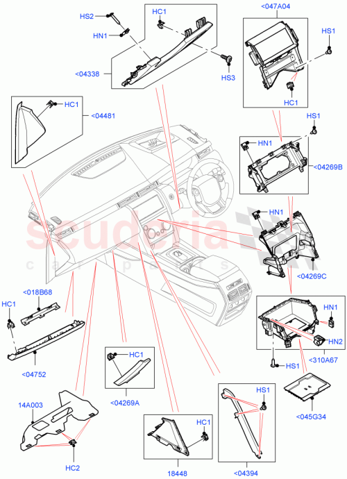 Part Diagram for Land Rover LR127954