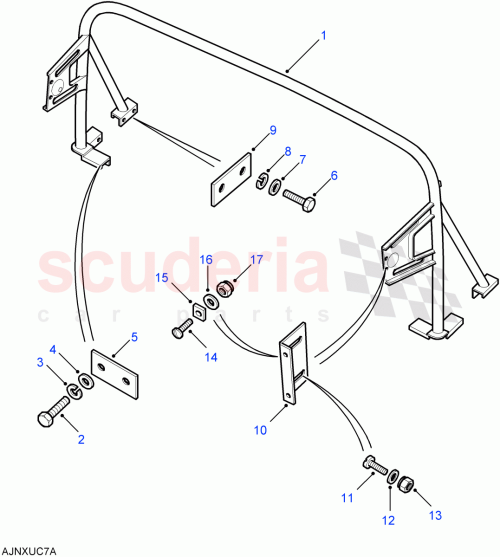 Part Diagram for Land Rover RRC3264