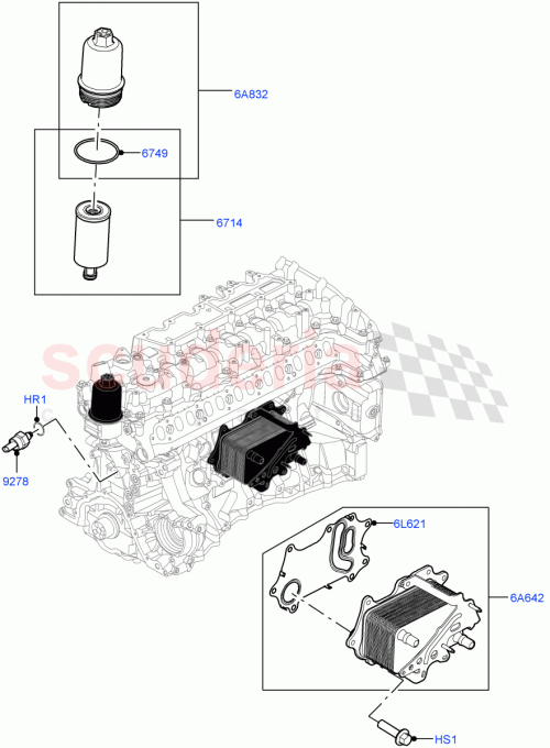 Part Diagram for Land Rover LR133514