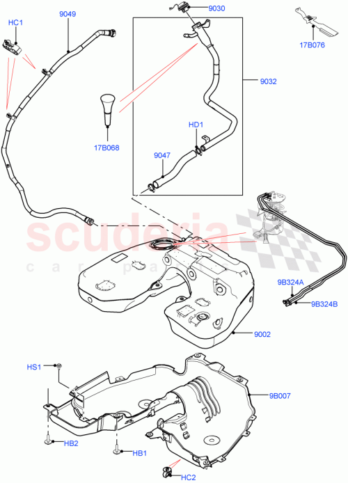 Part Diagram for Land Rover LR096832