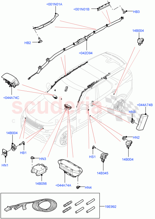 Part Diagram for Land Rover LR141816