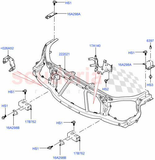 Part Diagram for Land Rover LR043772