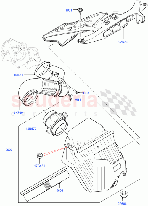 Part Diagram for Land Rover LR071942