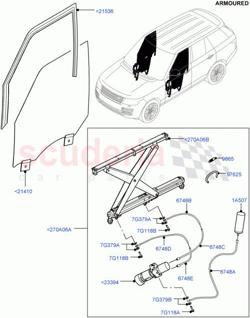 Part Diagram for Land Rover LR128396