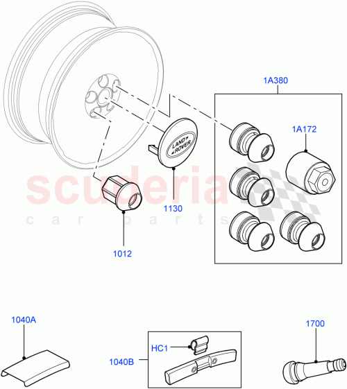 Part Diagram for Land Rover LR023303