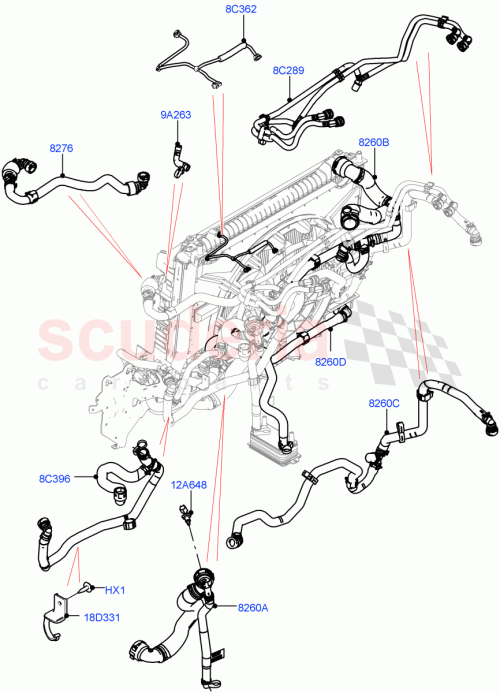 Part Diagram for Land Rover LR115115