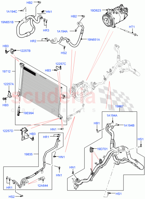Part Diagram for Land Rover LR141794
