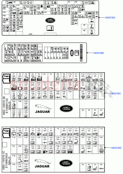 Part Diagram for Land Rover LR128111