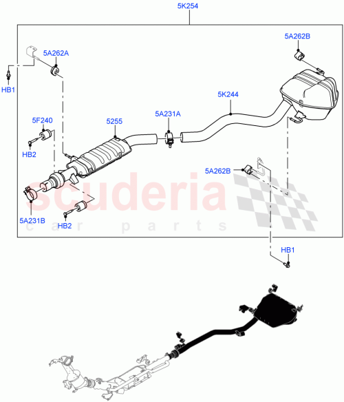 Part Diagram for Land Rover LR139819