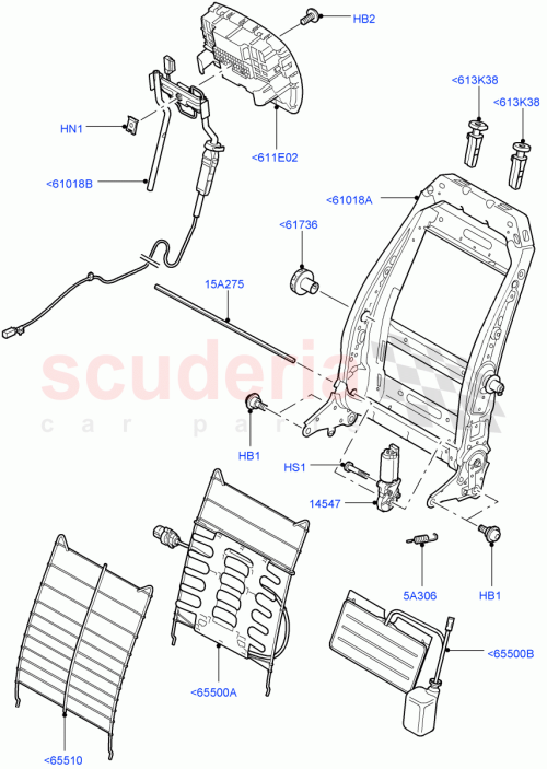 Part Diagram for Land Rover HYG500050
