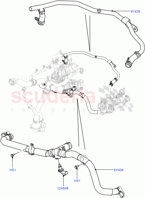 Part Diagram for Land Rover LR036522