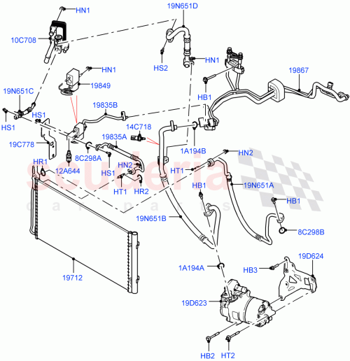 Part Diagram for Land Rover LR135175