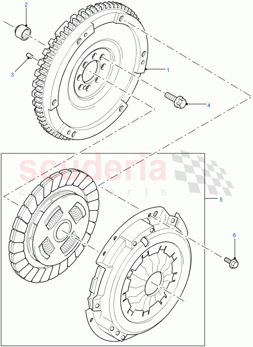 Part Diagram for Land Rover LR033026