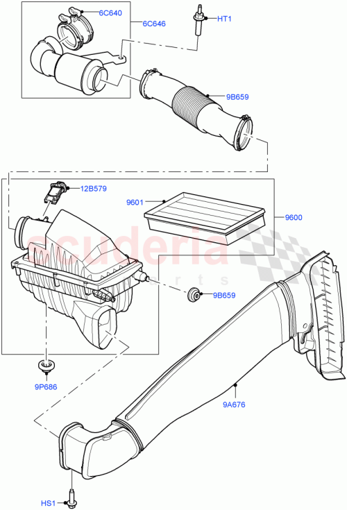 Part Diagram for Land Rover LR082409