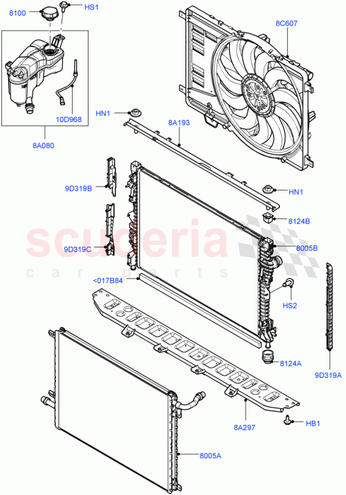Part Diagram for Land Rover LR133030