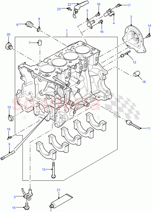 Part Diagram for Land Rover LR032066