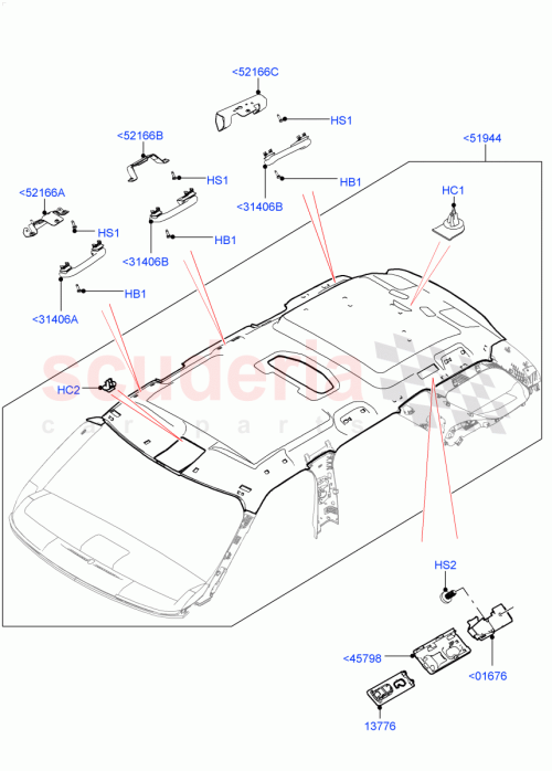 Part Diagram for Land Rover LR081903