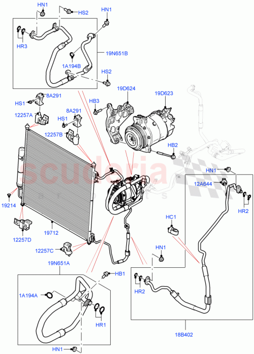 Part Diagram for Land Rover LR141720