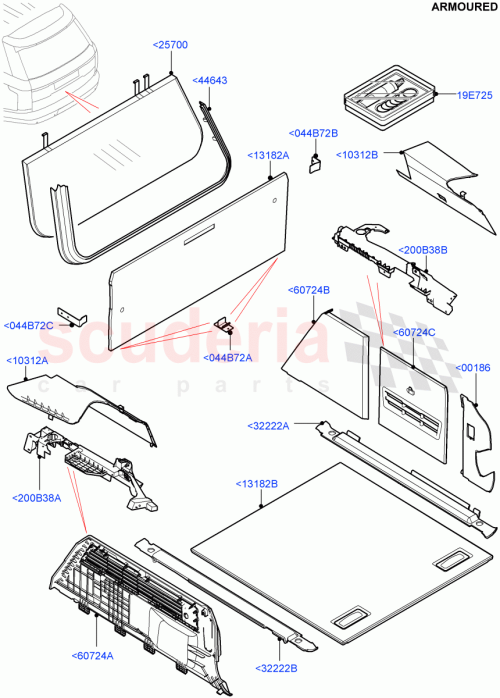 Part Diagram for Land Rover LR108883