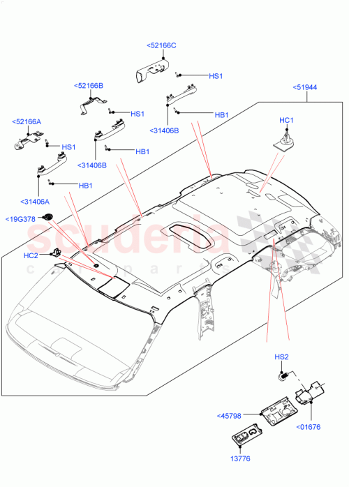 Part Diagram for Land Rover LR148375