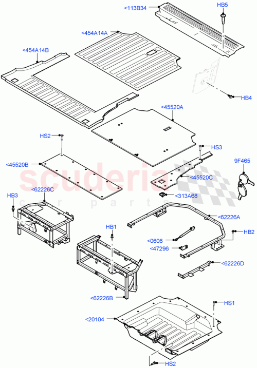 Part Diagram for Land Rover LR144547