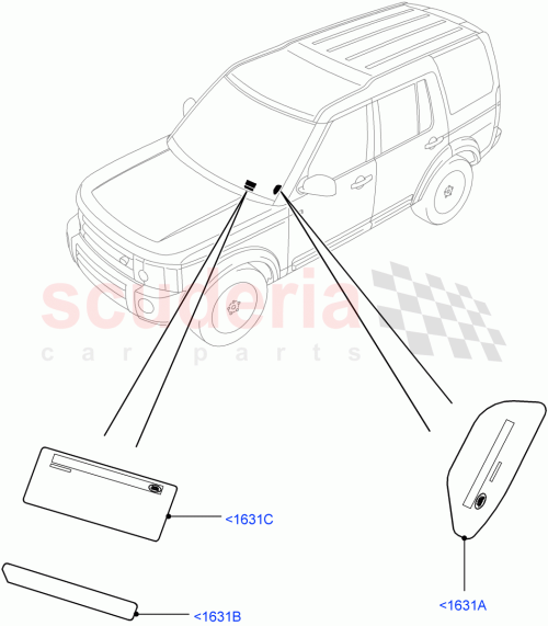 Part Diagram for Land Rover RWD500050